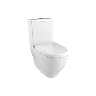 Creavit Mare Rim-Off fully Back to Wall Close Coupled Toilet With Soft Close Seat