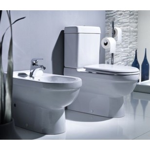 Pearl Combined Bidet Close Coupled Toilet All in One With Soft Close Seat