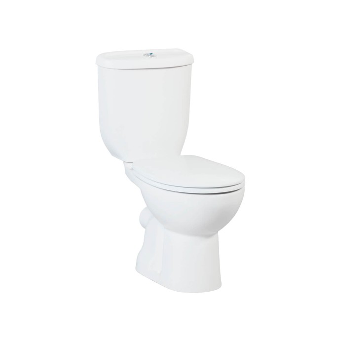 Sedef Combined Bidet Close Coupled Open Back Toilet With Soft Close Seat
